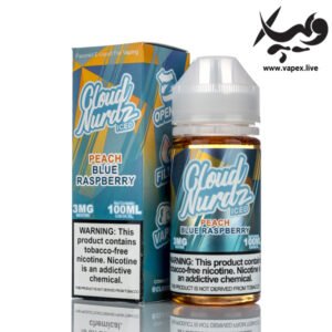 جویس کلود نوردز هلو بلوبری یخ Cloud Nurdz Peach Bluerazz ICED 100ML
