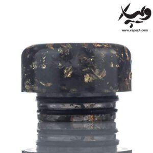 لبی ویپ ۸۱۰ مشکی طلایی رزین Resin 810 Drip Tip