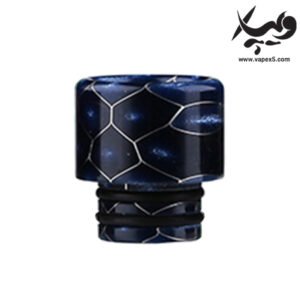 لبی ویپ ۵۱۰ طرح کبرا سرمه ای Drip Tip