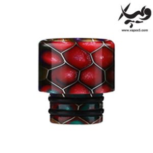 لبی ویپ ۵۱۰ طرح کبرا قرمز Drip Tip