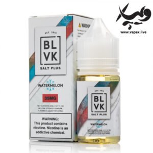 سالت نیکوتین بی ال وی کی هندوانه یخ BLVK Salt Plus Watermelon ICED