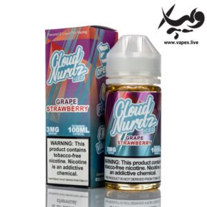 جویس کلود نوردز انگور توت فرنگی یخ Cloud Nurdz Grape Strawberry ICED 100ML