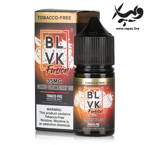 سالت سیتروس استرابری بی ال وی کی BLVK Citrus Strawberry