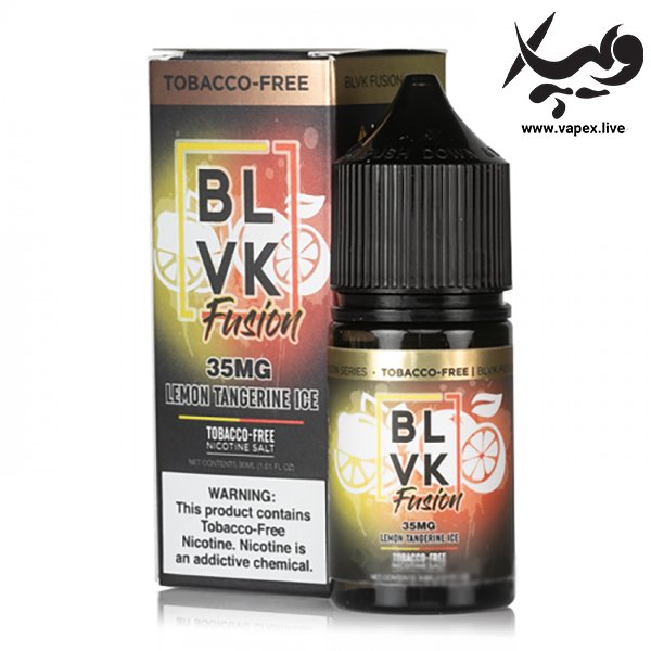 سالت لیمو نارنگی یخ بی ال وی کی BLVK Lemon Tangerine