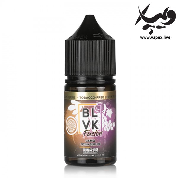 سالت پشن گریپ یخ بی ال وی کی BLVK Passion Grape ICE - تصویر 2