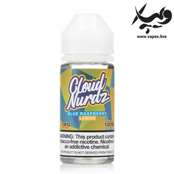 جویس بلو رزبری لیمو کلود نوردز Cloud Nurdz Blue Raspberry Lemon 100ML - تصویر 2