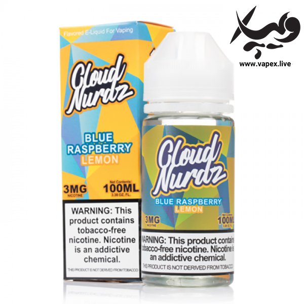 جویس بلو رزبری لیمو کلود نوردز Cloud Nurdz Blue Raspberry Lemon 100ML