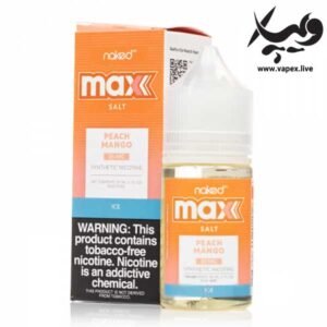 سالت نیکد مکس انبه هلو یخ Naked Max Peach Mango ICE