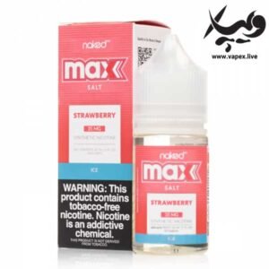 سالت نیکد مکس توت فرنگی یخ Naked Max Strawberry ICE