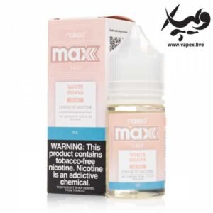 سالت نیکد مکس گواوا سفید یخ Naked Max White Guava ICE