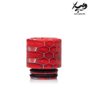 لبی ویپ ۸۱۰ اسموک رزین کبری قرمز Smok 810 Drip Tip Cobra Resin Red
