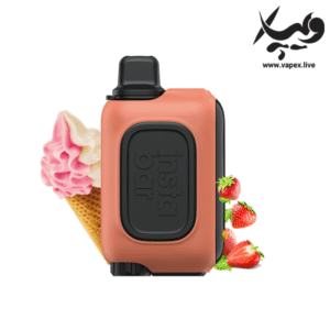پاد یکبار مصرف اینستا بار ۱۵۰۰۰ پاف بستنی توت فرنگی InstaBar 15K Strawberry Ice Cream