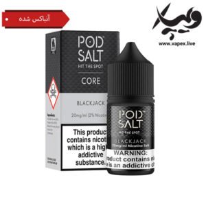 پاد سالت بلک جک آنباکس شده Pod Salt Black Jack Unboxed