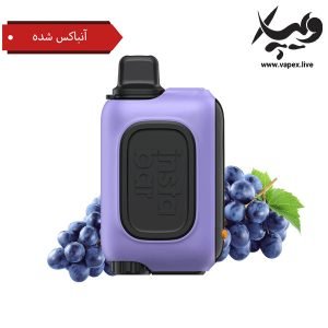 پاد یکبار مصرف اینستا بار ساکورا گریپ آنباکس شده Insta Bar Sakura Grape Unboxed